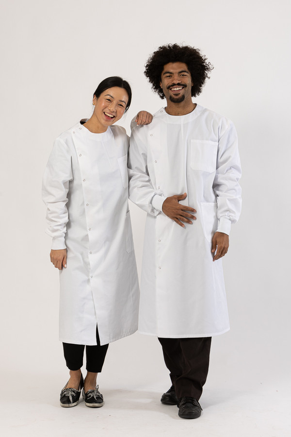 Essential Howie Lab Coat - White