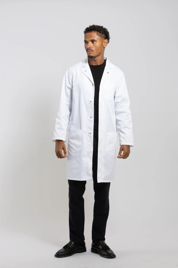 Shine Classic Lab Coat - Unisex White