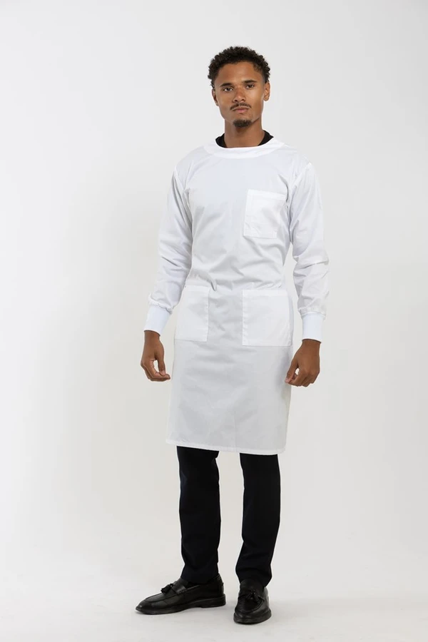 Stanley Classic Lab Gown - Unisex White
