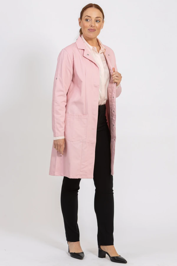 Fleming Cotton Lab Coat - Womens Rose