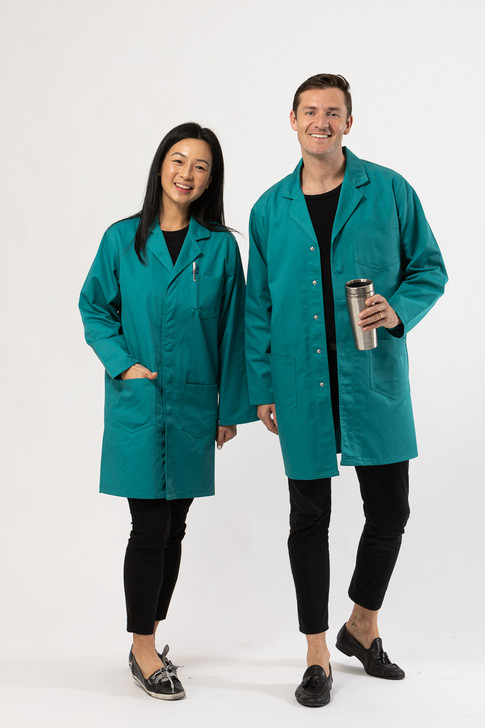 Classic Fit Lab Coat - Jade