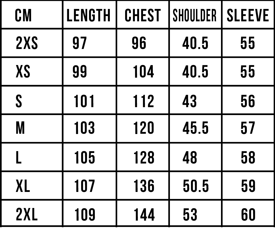 Men's Sizes (All sizes in inches) Size Range XS S M L XL XXL