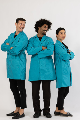 Signallab Coats Lab Coats | Teal Lab Coats Australia
