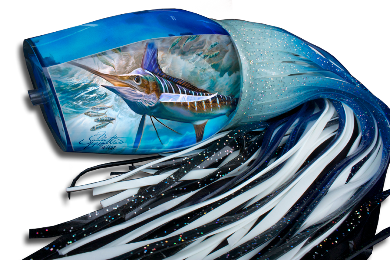 Big Game Lures White Marlin - Jason Mathias Art Studios