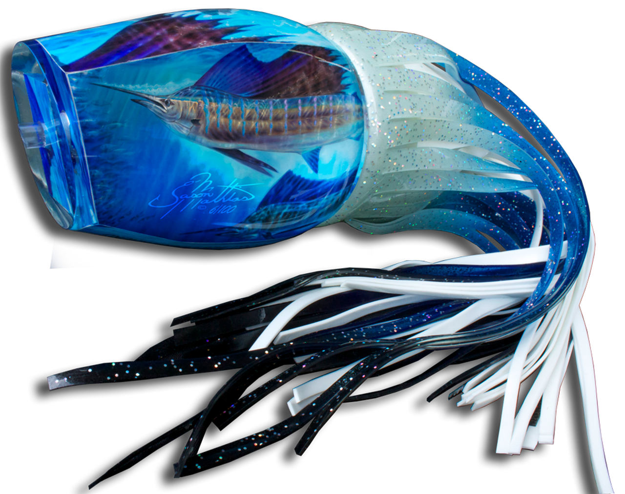 Big Game Lures White Marlin - Jason Mathias Art Studios