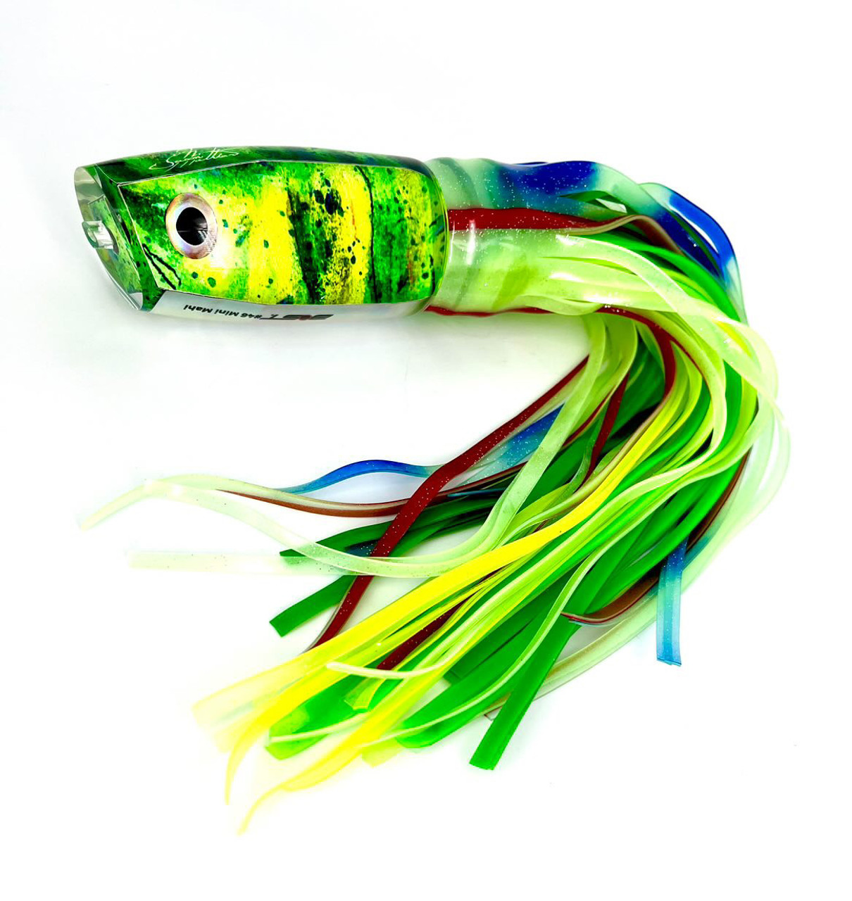 Pricw reduced SEVENSTRAND AND DOORNOB MARLIN/MAHI MAHI LURES; 4 FULLY  RIGGED, NEVER IN WATER.