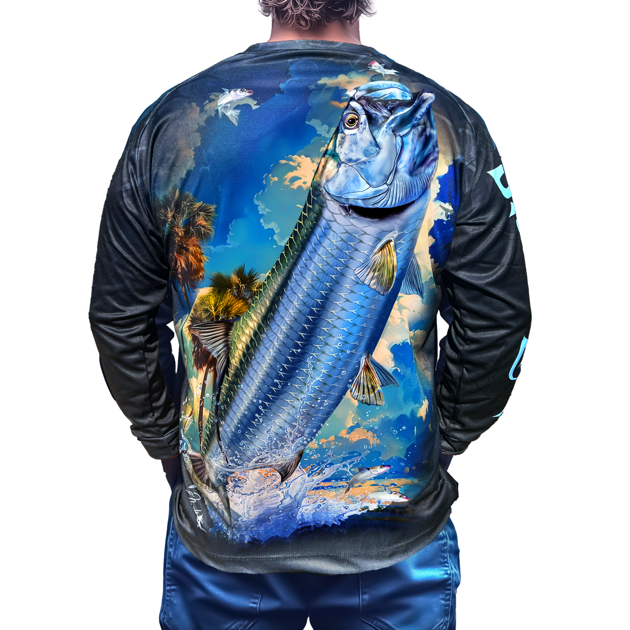 Extreme Performance Raglan Sleeve Fishing Shirt (Silver Surge)
