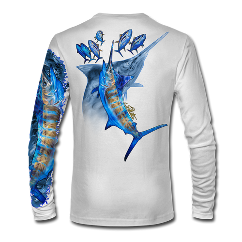 LS High Performance tee shirt (Bluefin Tuna) - Jason Mathias Art Studios