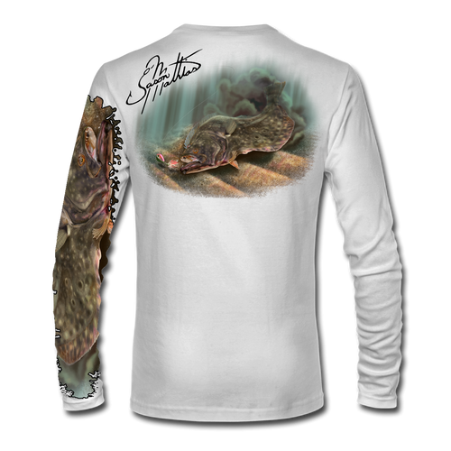 Redfish, Trout, Flounder Scale Custom UV Protection Fishing Shirt, Fish Hook Design Jerseys IPHW5068 Kid Long Sleeves UPF / 2XL