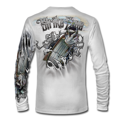  Strike Zone High Performance UPF 50+ Long Sleeve Fishing Shirt  by Jason Mathias Art - Hogfish Lobster Arctic Blue : Clothing, Shoes &  Jewelry