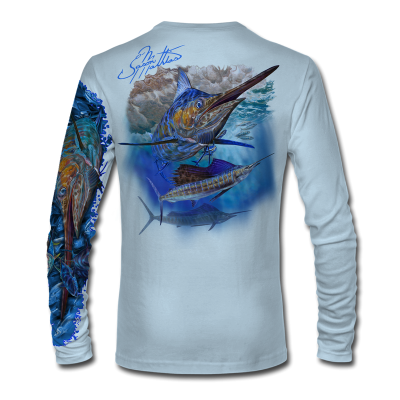 LS High Performance tee shirt (Marlin Sailfish) - Jason Mathias