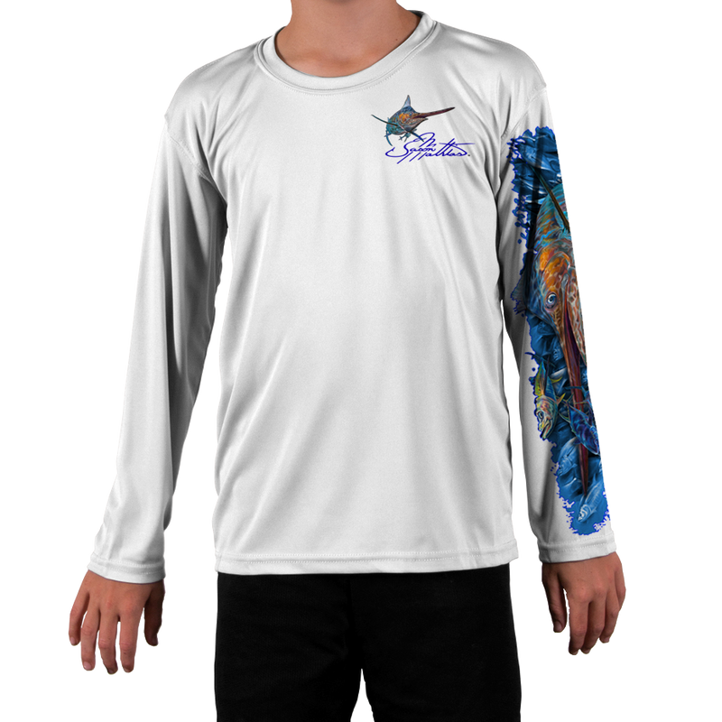 Youth Sailfish Tribe Long Sleeve T-Shirt - Coastal Cottage