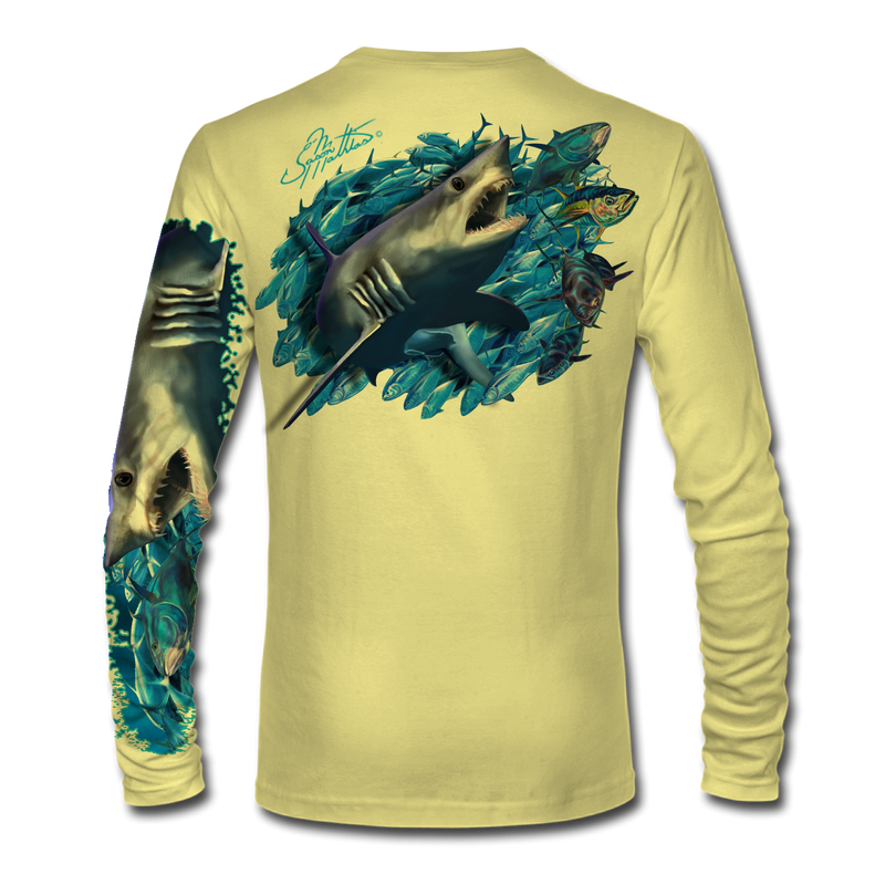 Jason Mathias Strike Zone MAKO Shark LS High Performance Shirt White: Buy  Online at Best Price in UAE 