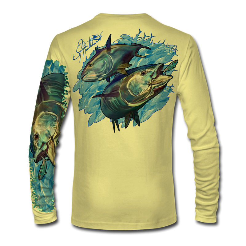 LS High Performance tee shirt (Bluefin Tuna) - Jason Mathias Art