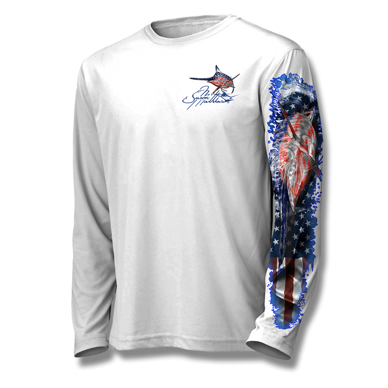 LS High Performance tee shirt (American Blue Marlin) - Jason
