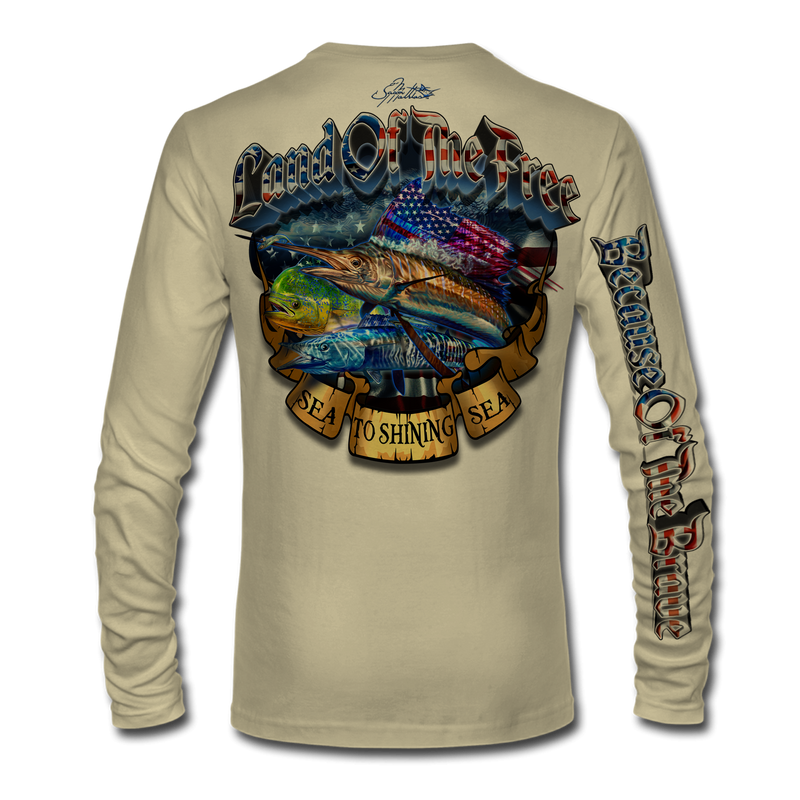 Long Sleeve High Performance shirt (Americana Offshore Slam) - Jason  Mathias Art Studios
