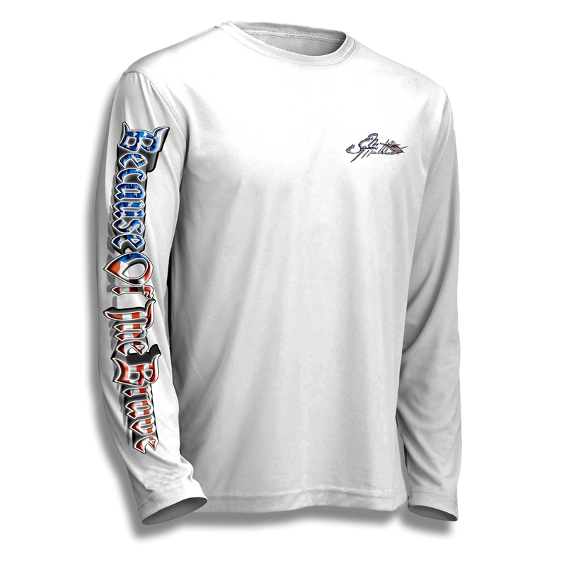 Long Sleeve High Performance shirt (Americana Largemouth Bass) - Jason  Mathias Art Studios