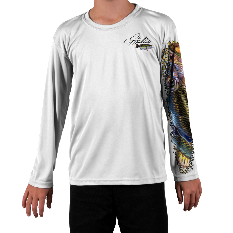 LS High Performance tee shirt (Smallmouth Bass) - Jason Mathias