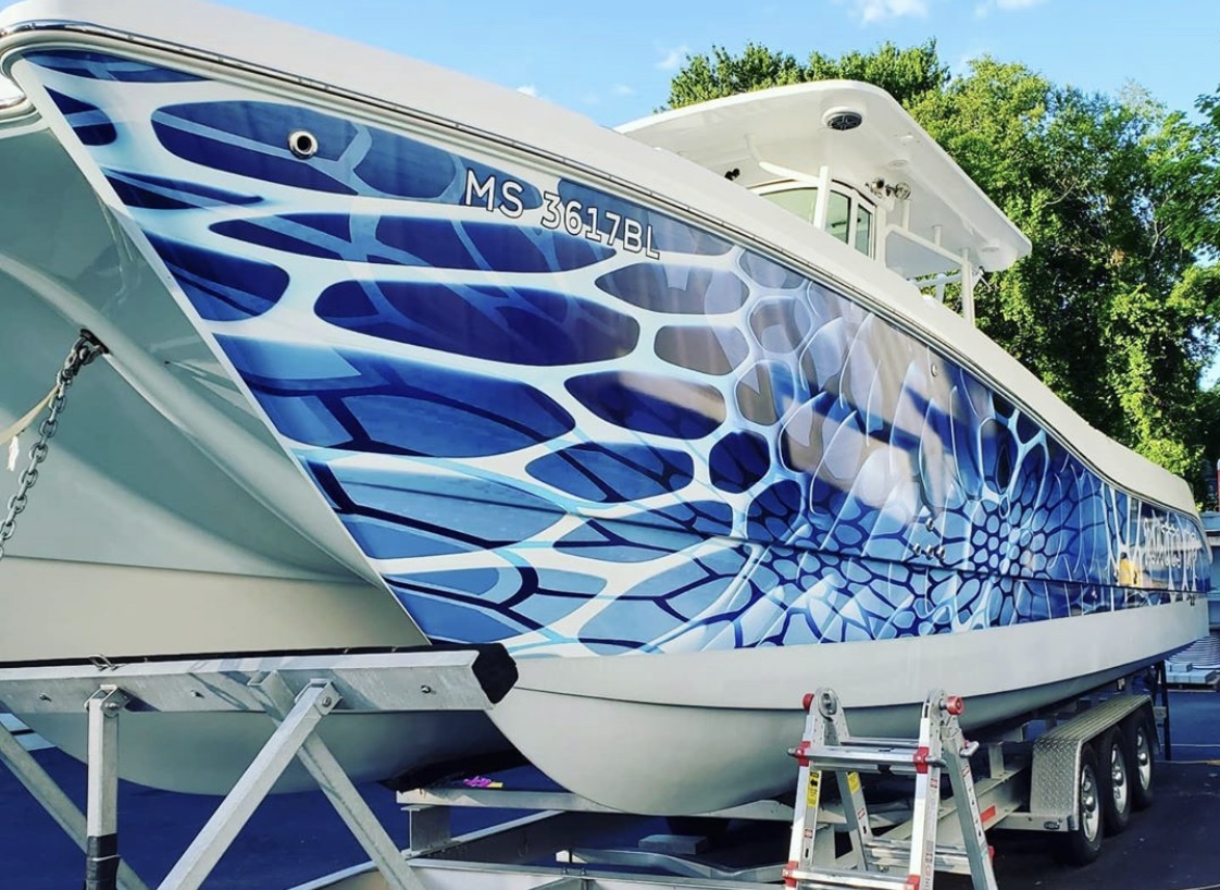 Jason Mathias boat wrap designs