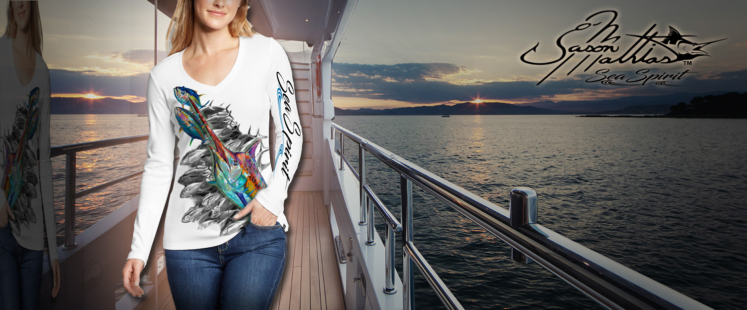 Shirts and Apparel - Womens Apparel - Sea Spirit Apparel - Jason Mathias  Art Studios