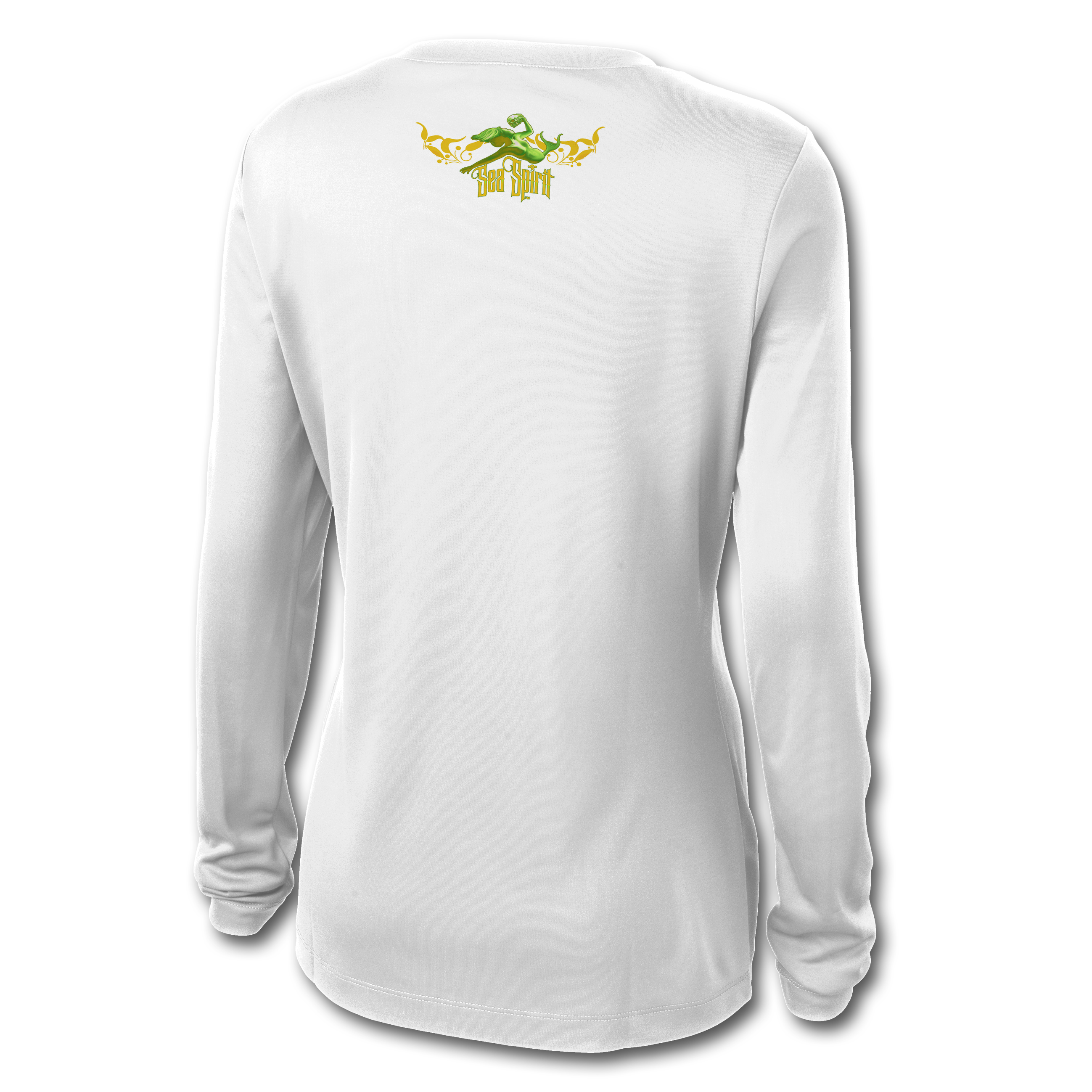 jason-mathias-sea-spirit-womens-v-neck-mahi-dorado-dolphin-shirt-white-back.png