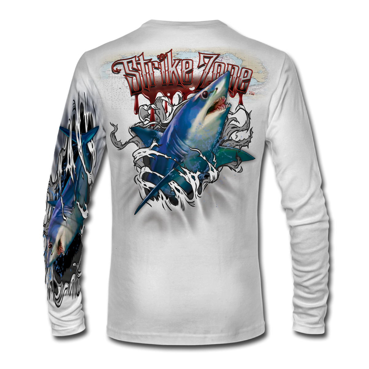 jason-mathias-strike-zone-mako-shark-fishing-shirt-back-white.png