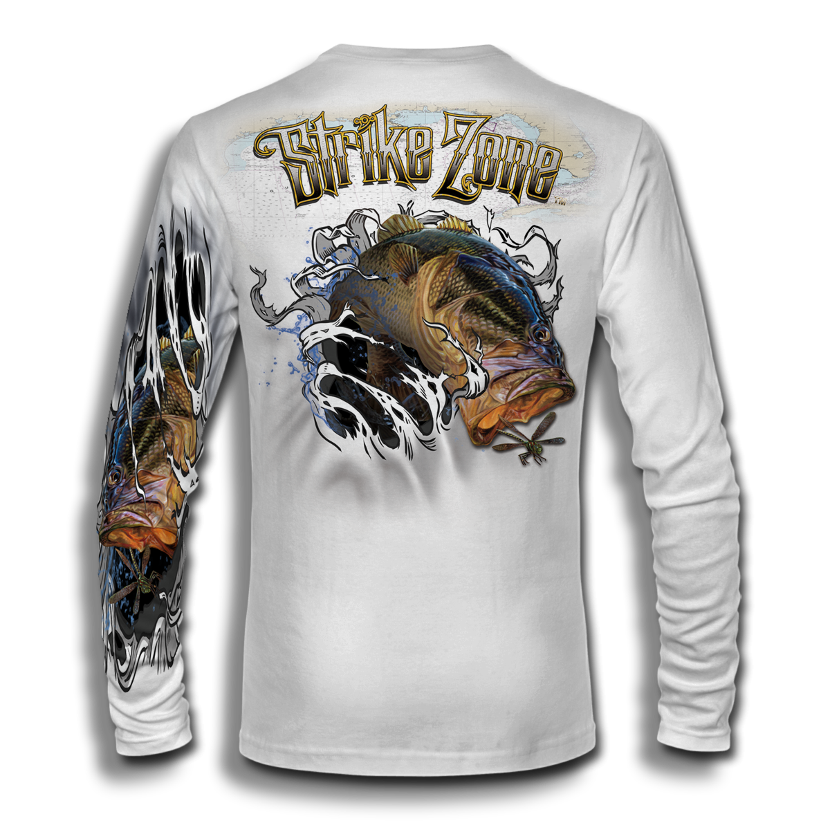 LS High Performance tee shirt (Smallmouth Bass) - Jason Mathias