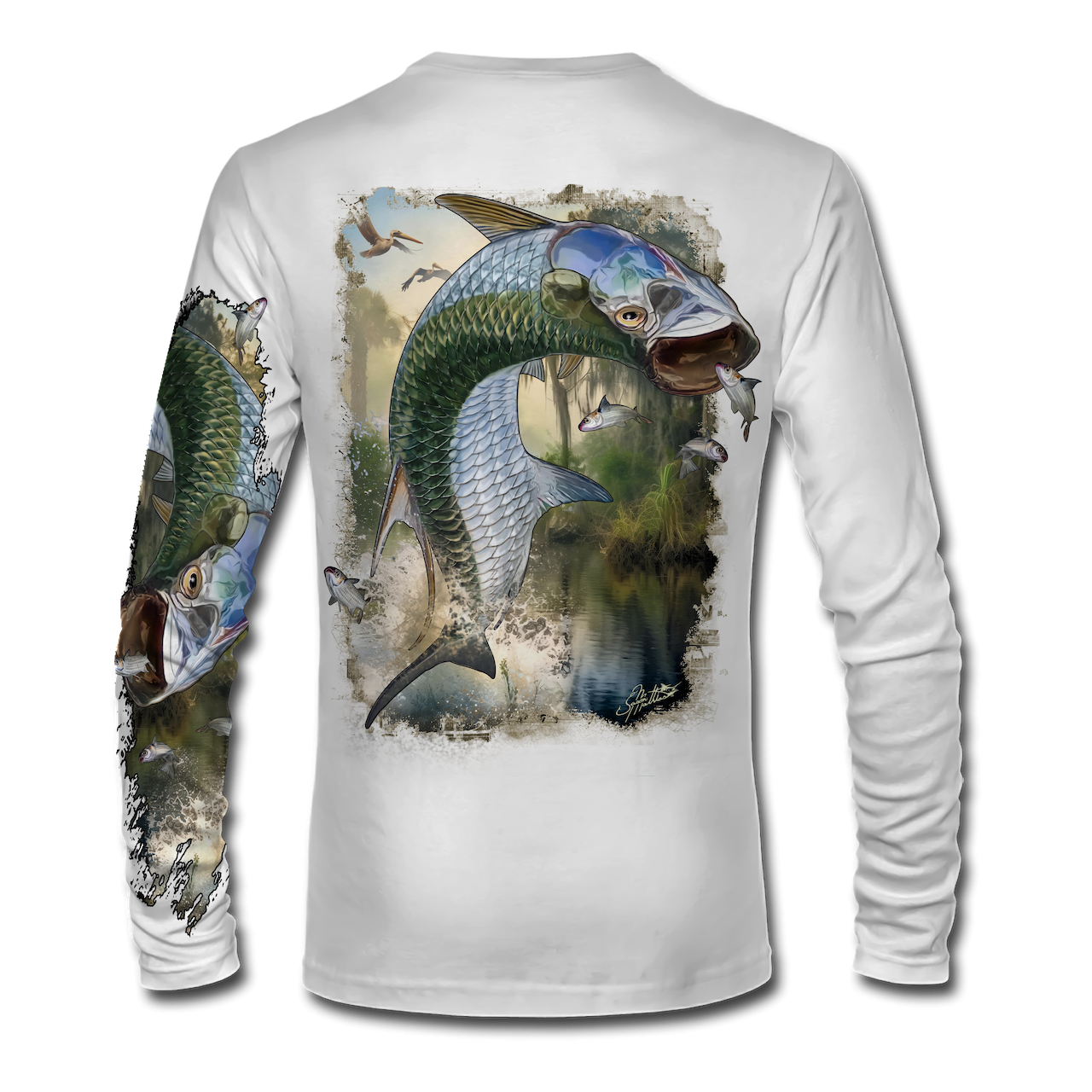 Buy Performance Fishing Shirts, Tarpon Fishing Shirts Design S / Blue