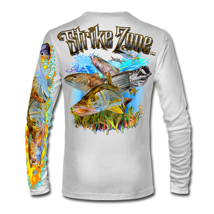 Abakiki™ Grand Slam Fish Performance Long Sleeve T Shirt, Snook