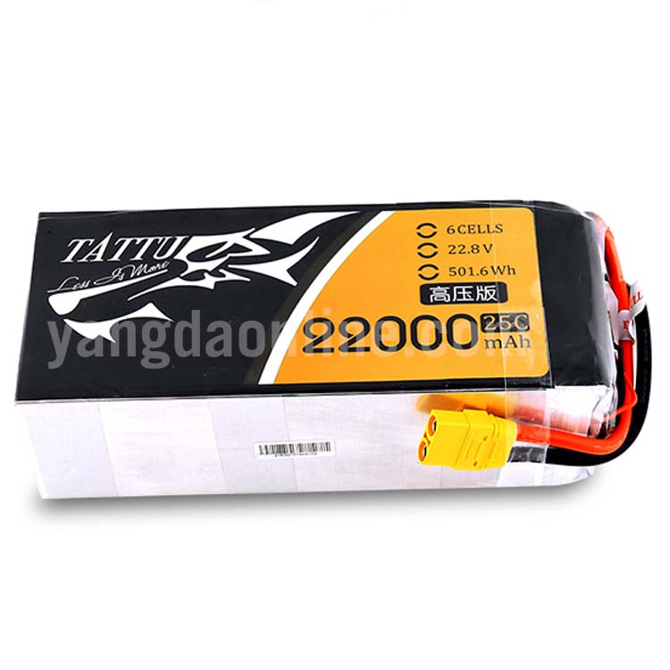 Gens Tattu 22000mAh 6S 25C 22.8V High Voltage Lipo Battery Pack