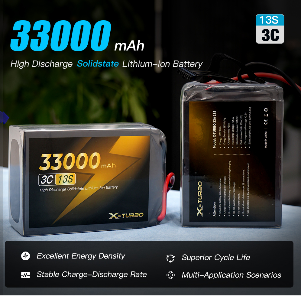 YANGDA X-Turbo Solid-state 13S 33000mAH Drone Battery