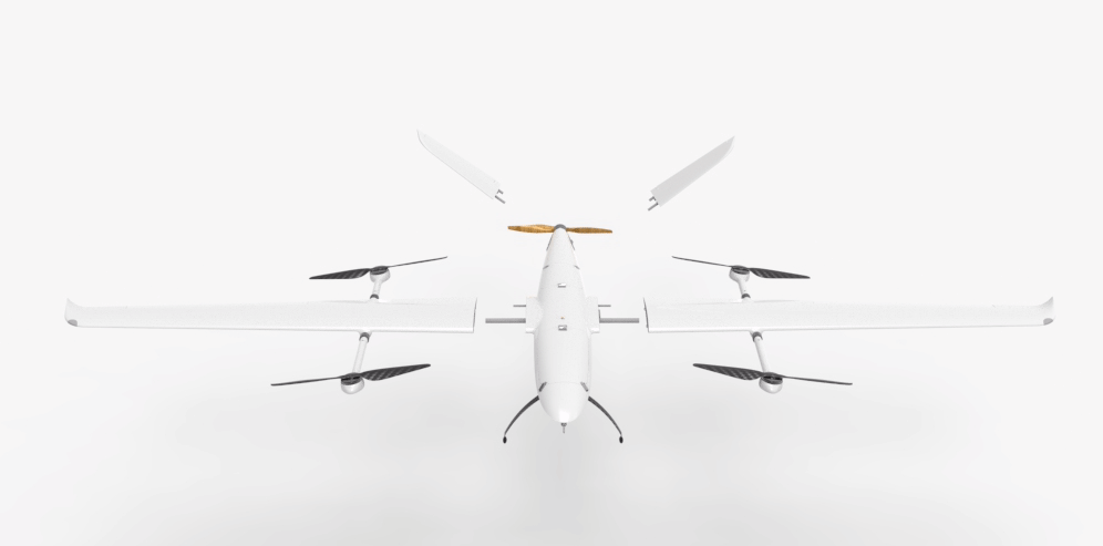 Luminix Sky Whale Mini Electric VTOL Drone Long Endurance and High Range 9