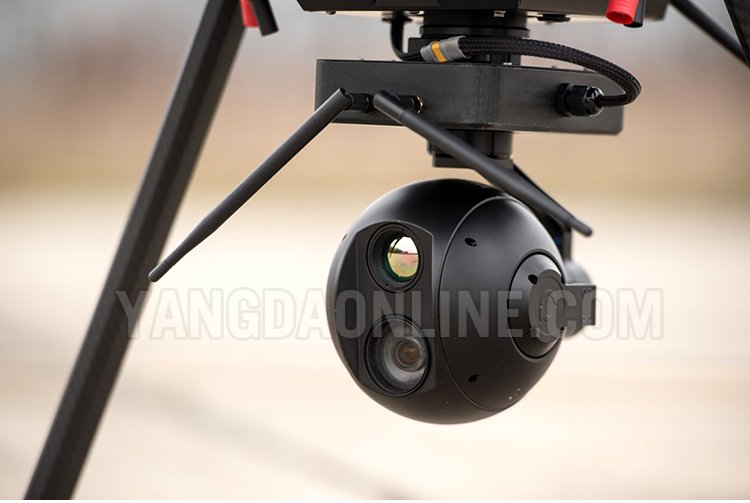 30X EO/IR Dual Sensor Drone Zoom Camera With 3Axis High Stabilized