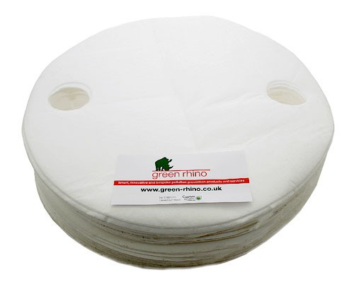 Green Rhino Oil Absorbent Drum Top Covers 56cm Diameter Pack 25