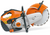 STIHL TS410 12"/300mm Petrol Disc Cutter - 4238 011 2800

The Stihl TS410 disc cutter is compact and robust with a long-life filter system with cyclone pre-separation which makes on site maintenance unnecessary. It has extremely low vibration levels (3.9m/s) whilst also providing a high performance engine with stratified charge system. The compact design and optimised balance allow for excellent cutting and guide characteristics. For use with 300mm cutting wheels giving up to 100mm depth of cut. Features ElastoStart, primer pump and decompression valve. Bayonet filler cap for tool free opening. Hand held or used with the Stihl FW 20 cart. Supplied with abrasive cutting wheel.

Capacity cm3: 66.7
Performance kW: 3.2
Vibration value, right m/s2 1): 3.9
Sound pressure level dB(A) 2): 98
Sound power level dB(A) 2): 109
Vibration value, left m/s2 1): 3.9
Tank volume l: 0.71
Sound pressure level dB(A) 3): 98.0
Sound power level dB(A) 3): 109.0
Vibration levels left/right m/s² 1): 3.9/3.9
Cutting wheel mm/in: 300 / 12
Max Cutting Depth mm: 100
Weight kg: 9.5