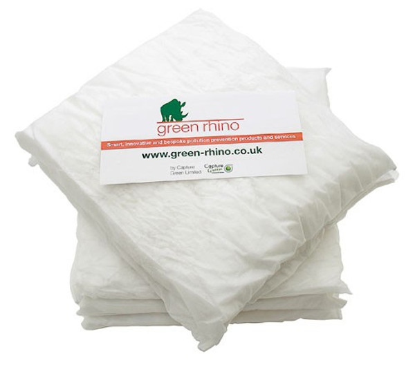 Green Rhino Oil Absorbent Cushions 30cm x 30cm Pack 20