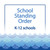 K-12 School Standing Order