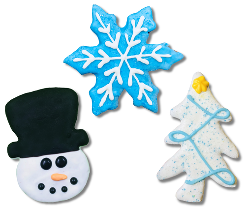 Winter Wonder Paws Dog Treat Assortment - 18 Count