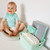 Gray Baby Butler Dispenser on changing table