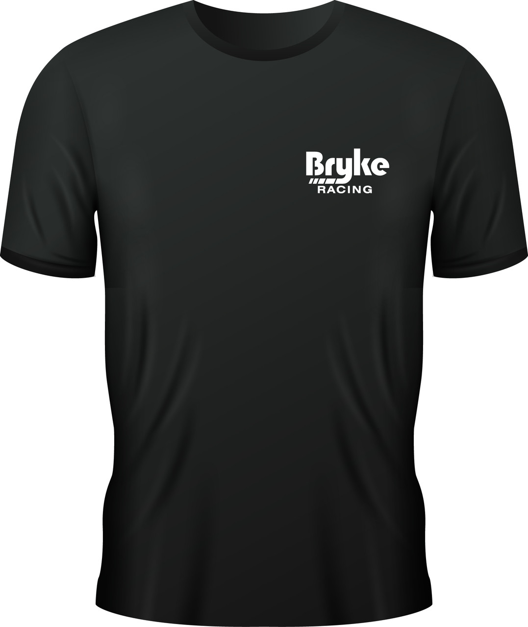 Bryke Racing Short Sleeve T-Shirt -  White Lettering