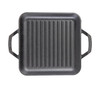 Chef Collection 11 Inch Square Cast Iron Grill Pan