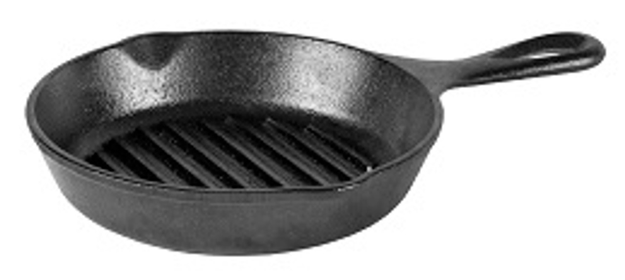 6.5 Inch Cast Iron Grill Pan - Lodge Cookware