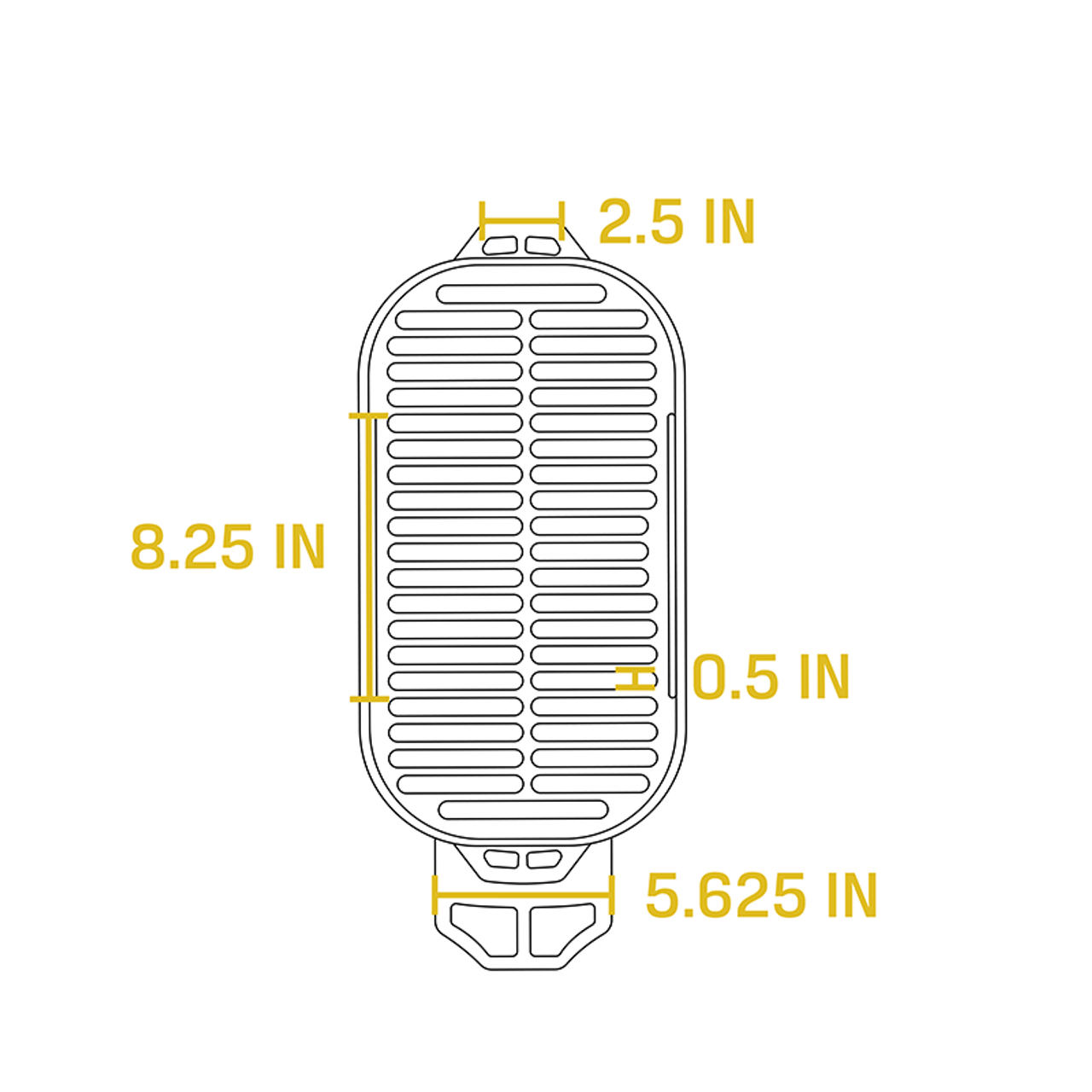 Sportsman's Pro Cast Iron Grill Features