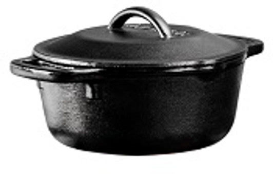 Lodge Yellowstone 3.2 Quart Cast Iron Bucking Bronco Combo Cooker