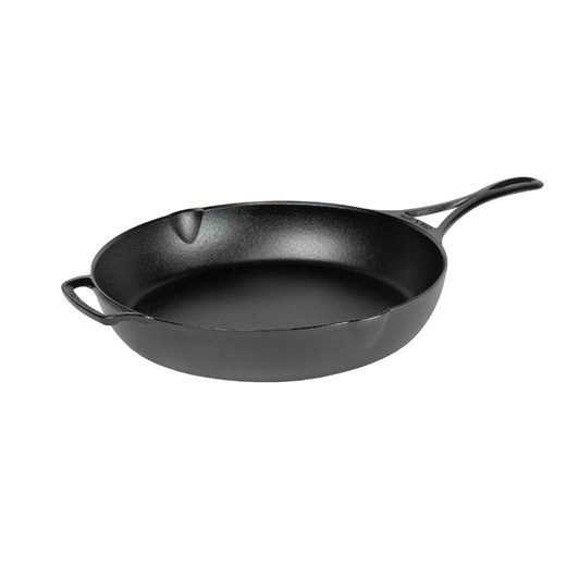 Lodge Wildlife Series-Brown Bear Cast Iron Skillet 12 in. Black