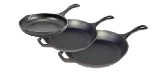 Chef Collection 3 Piece Skillet Set