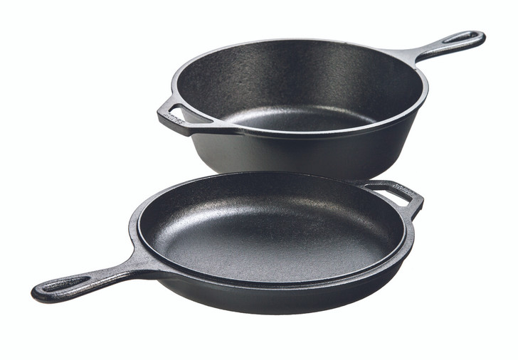 3.2 Quart Cast Iron Combo Cooker - Lodge Cookware