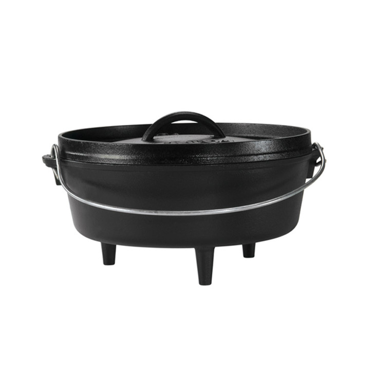 10 Quart Cast Iron Deep Camp Dutch Oven