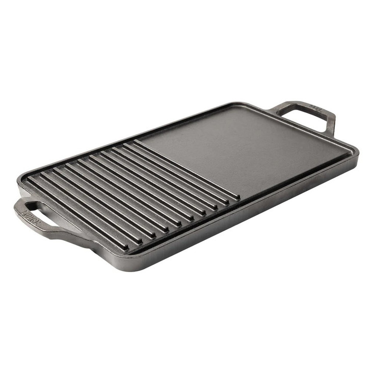 Chef Collection 19.5 x 10 Inch Cast Iron Single Sided Grill/Griddle