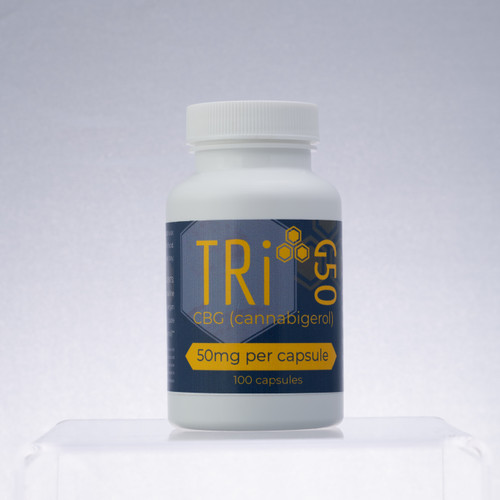 TRi-Brand HDC®"G50" 50mg CBG, 100 capsules.